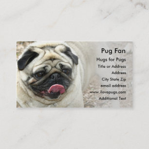 Mops #2 Foto Business Card Visitenkarte