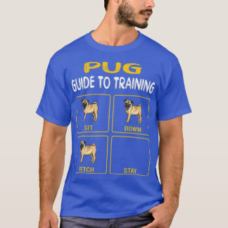 Mops-Anleitung zum Training von Gehorsam bei Hunde T-Shirt
