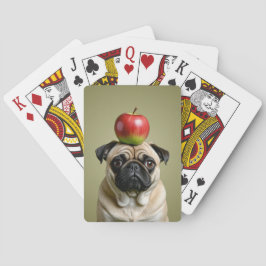 Mops Apple Spielkarten