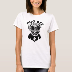 Mops aus   Funny Pub Spaß für Mops Liebhaber T-Shirt