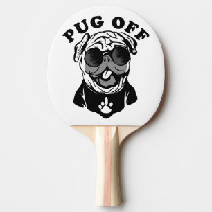 Mops aus Funny Pub Spaß für Mops Liebhaber Tischtennis Schläger