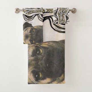 Mops Badhandtuch Set
