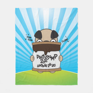 Mops Camp 2020 S'more Design Fleecedecke
