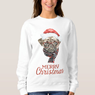 Mops Christmas Sweatshirt