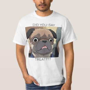Mops-Comic-Shirt T-Shirt
