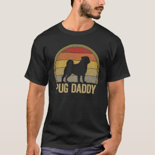 Mops Daddy Funny Mops Vater T-Shirt