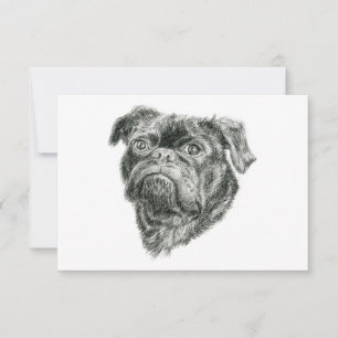 Mops Dankeskarte