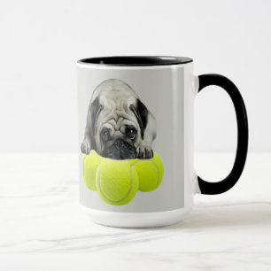 Mops, den Sie got, um Ball-Tasse zu haben Tasse