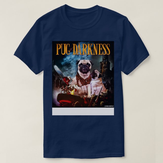 Mops der Dunkelheit T-Shirt (Design vorne)