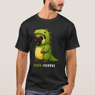 Mops Dinosaurier Kostüm Trex Bruh Saurus Tierliebh T-Shirt