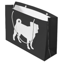 Mops Dog Baby Duwer Thema Welpe Geschlecht Neutral Große Geschenktüte