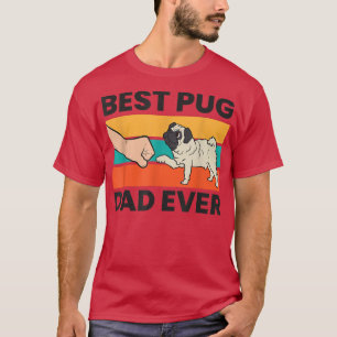 Mops Dog Besitzer Bester Mops Vater je T-Shirt