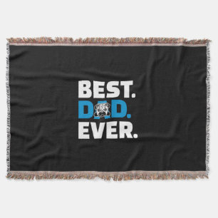 Mops Dog Bester Vater je Decke