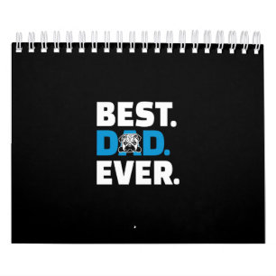 Mops Dog Bester Vater je Kalender