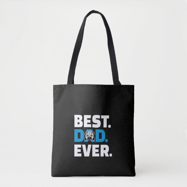 Mops Dog Bester Vater je Tasche (Vorderseite)