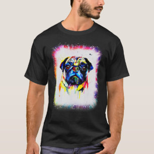 Mops Dog Boy Girl Gefärbte Krawatte Blei Ed T-Shirt