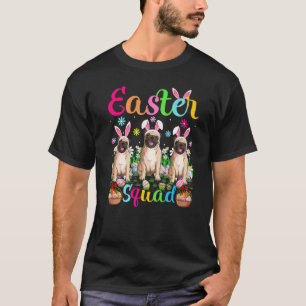 Mops Dog Bunny Ohr Osterplatz Mops Happy Osterfeie T-Shirt