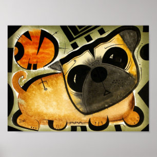 Mops Dog dk_2005aug8o Poster