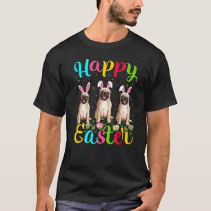 Mops Dog Funny Easter Egg Sonniger Mops Happy Oste T-Shirt