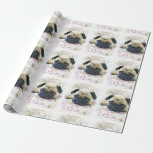 Mops Dog Geschenkpapier