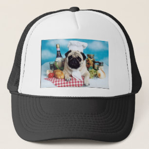 Mops Dog Koch Truckerkappe