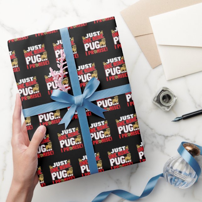 Mops Dog Lover - Noch ein Versprechen Geschenkpapier (Schenken)