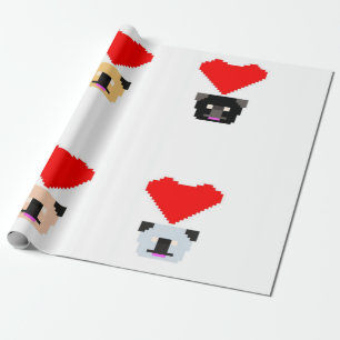 Mops Dog Lovers   Die Liebe aller Mops Geschenkpapier