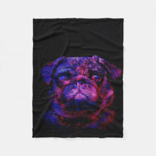 Mops Dog Niedlich Ein tolles Geschenk für Hundel Fleecedecke