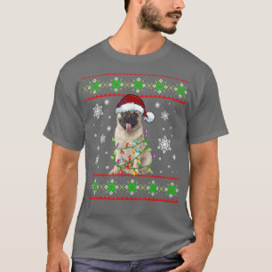 Mops Dog Ugly Weihnachts Sweater Pajama Mops Lover T-Shirt
