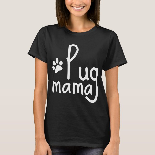 Mops Doppelvogel T-Shirt (Vorderseite)