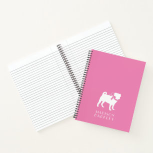 Mops Doppy-Notebook Notizbuch
