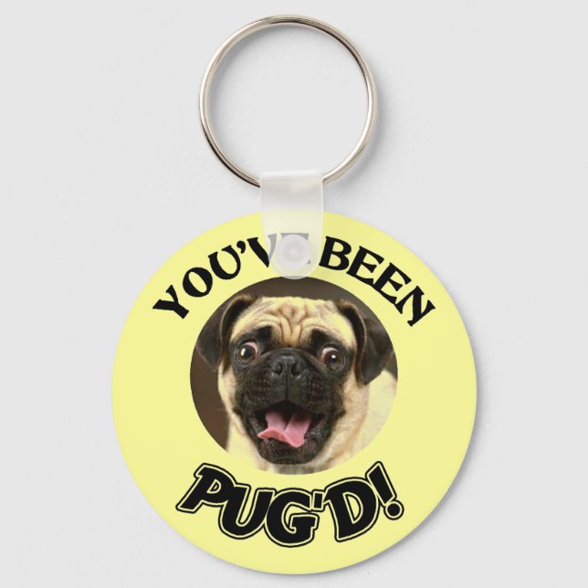 MOPS - DU WAR MOPS'D! SCHLÜSSELANHÄNGER KEYRING DO (Vorderseite)