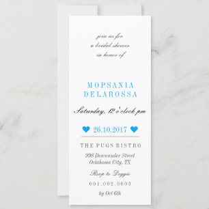 Mops-Einladungen Einladung