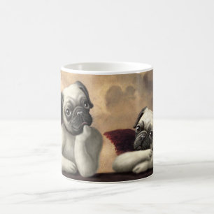 Mops-Engel inspiriert durch RAPHAEL Kaffeetasse
