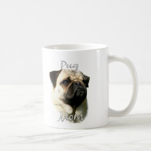 Mops (fawn) Mama 2 Kaffeetasse