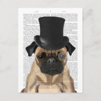 Mops, Festhund und Hut