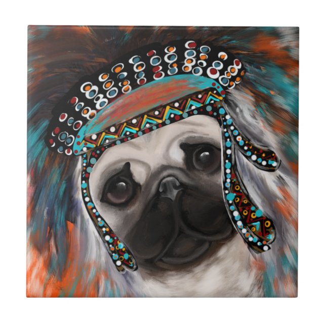 MOPS FLIESE (Vorderseite)