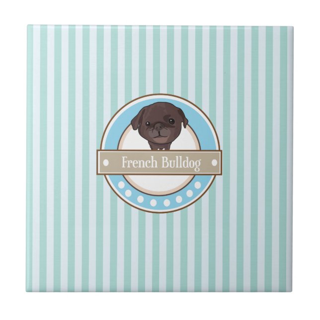 Mops Fliese (Vorderseite)