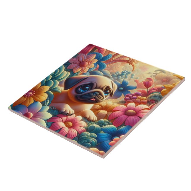 Mops Fliese (Seite)