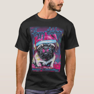 Mops FROHE WEIHNACHTEN 120 FROHE WEIHNACHTEN T-Shirt