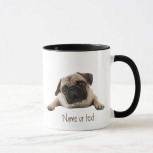 Mops für Wasserfarben Für Hunde benutzerdefinierte Tasse