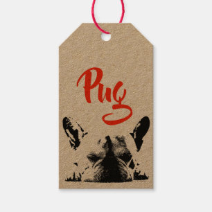 Mops Geschenkanhänger