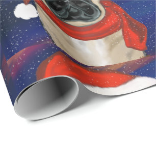 Mops Geschenkpapier