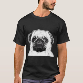 Mops-Gesicht T-Shirt