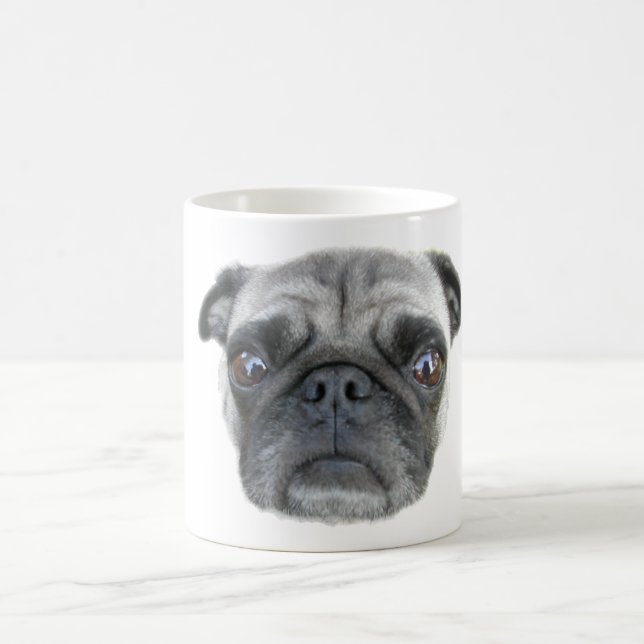 Mops-Gesicht-Tasse Kaffeetasse (Mittel)