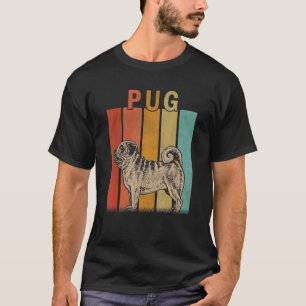 Mops gestört Männer Frauen Niedlicher Mops T-Shirt