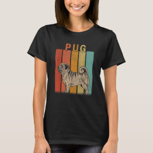 Mops gestört Männer Frauen Niedlicher Mops T-Shirt