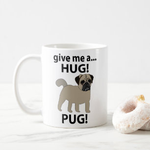 Mops gibt mir einen geilen, lustigen Mops Kaffeetasse