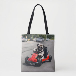 Mops-Go-Kart-Rennen Tasche