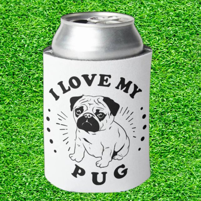 Mops Golf Can Cooler Dosenkühler (Chill in Style, Pug Life Awaits!)
